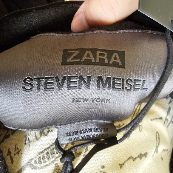 NEW ZARA WOOL PONCHO STEVEN MEISEL - Picture 12 of 12